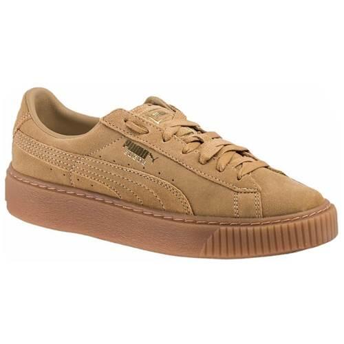 Puma - Chaussures Universel Femmes Puma Suede Platform - Chaussures De Sport - Beige - Decathlon