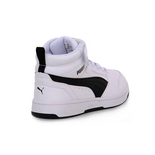 Basket mi-haute Rebound V6 Enfant PUMA White Black