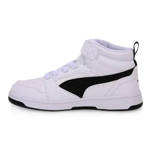 Rebound V6 Mid sneakers voor kinderen PUMA White Black