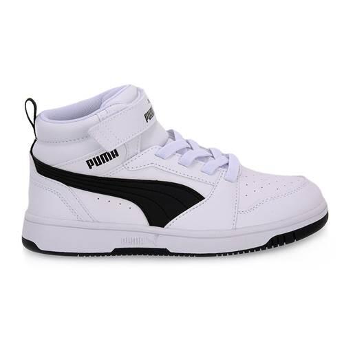 Basket mi-haute Rebound V6 Enfant PUMA White Black