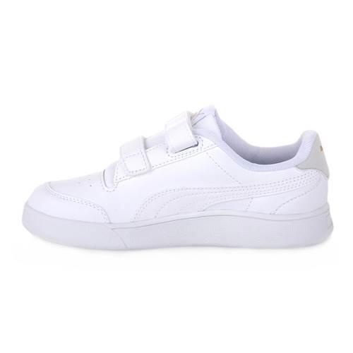 Zapatillas Niño Puma Shuffle V Ps Blanco 3/3