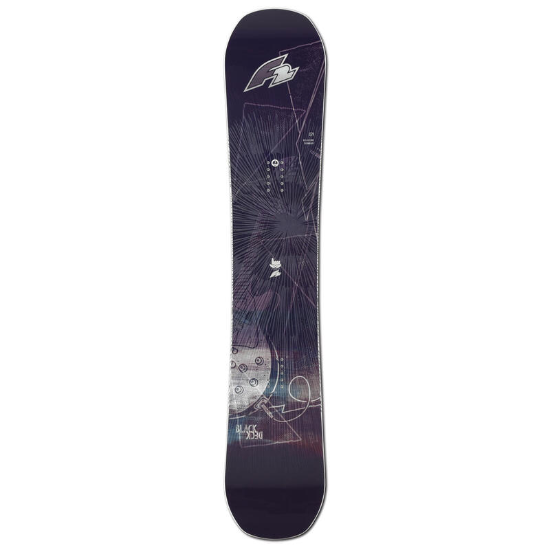 Snowboard F2 Blackdeck 168w (Set), inkl. Bindung mit Befestigungsmaterialien