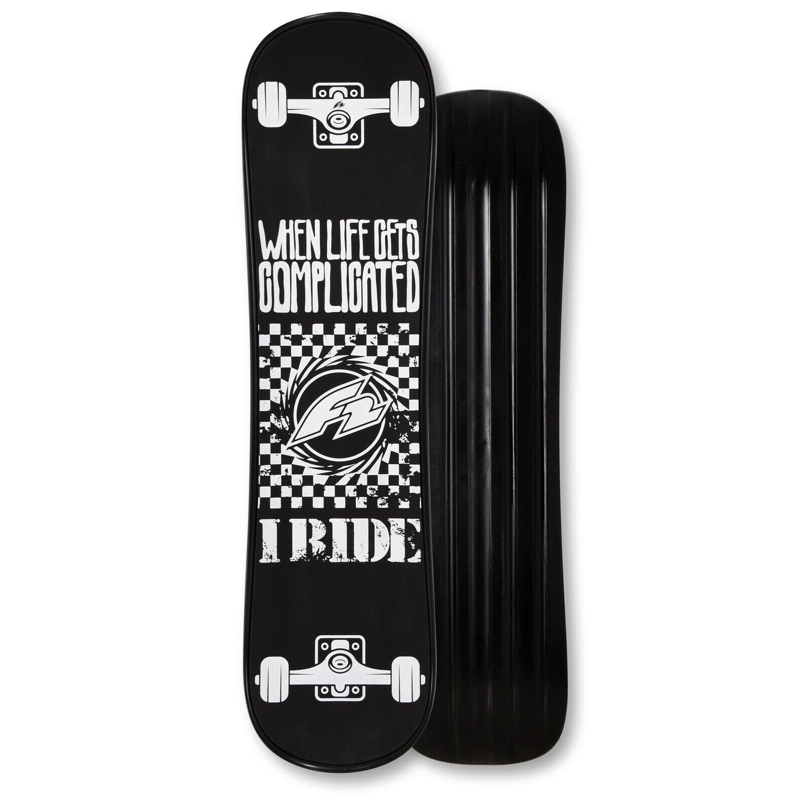 F2 F2 Snowboard Snowdeck Schnee Skateboard 89cm Schwarz 2024/25