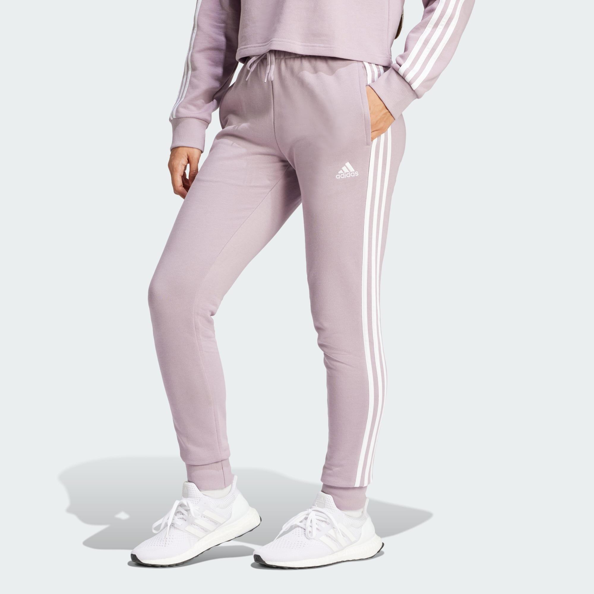ADIDAS Essentials 3-Stripes French Terry Cuffed Pants