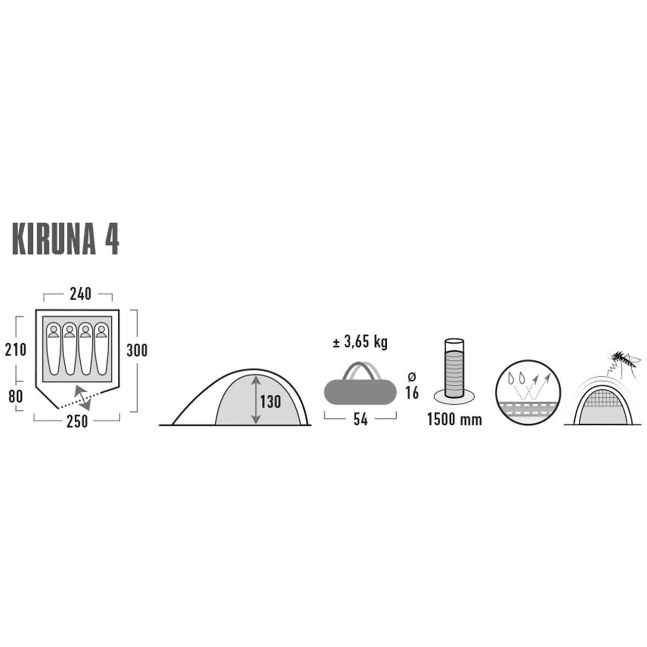 Namiot High Peak Kiruna 4 6/6