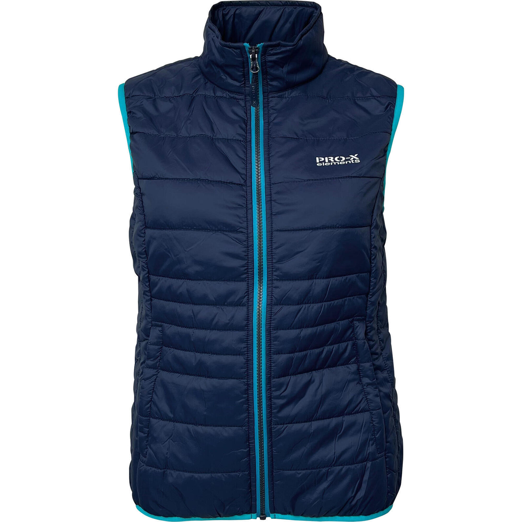 Pro-x Elements - Veste Matelassée Sans Manches Femme Irma Bleu Marine - Coupe-pluie - Bleu - Decathlon