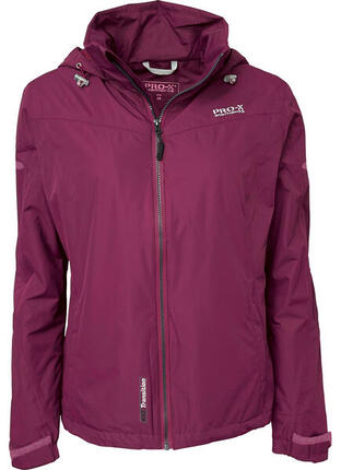 Veste fonctionnelle pour femme FRIEDA rouge bordeaux