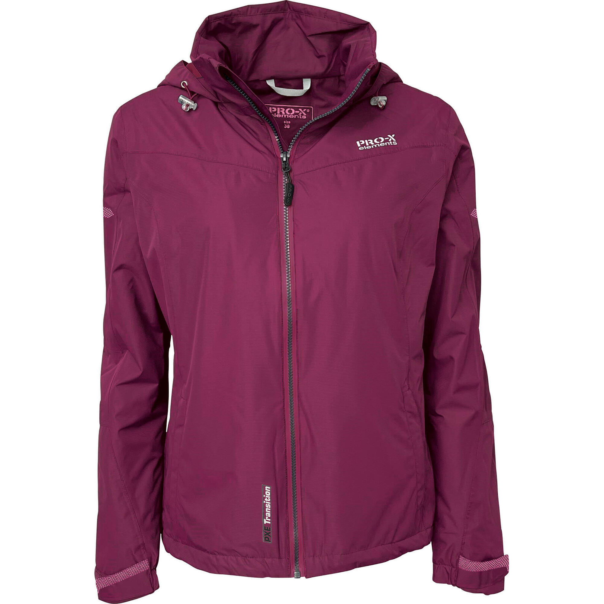 Pro-x Elements - Veste Fonctionnelle Pour Femme Frieda Rouge Bordeaux - Coupe-pluie - Bordeaux|rouge - Decathlon