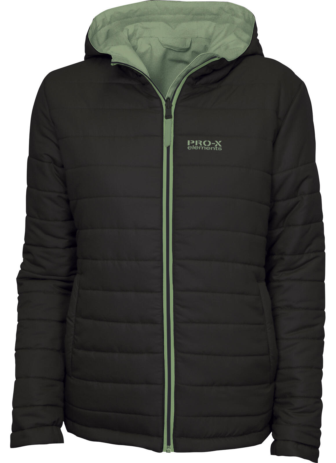 PRO-X ELEMENTS Men's reversible jacket HEIKO black/hydro green
