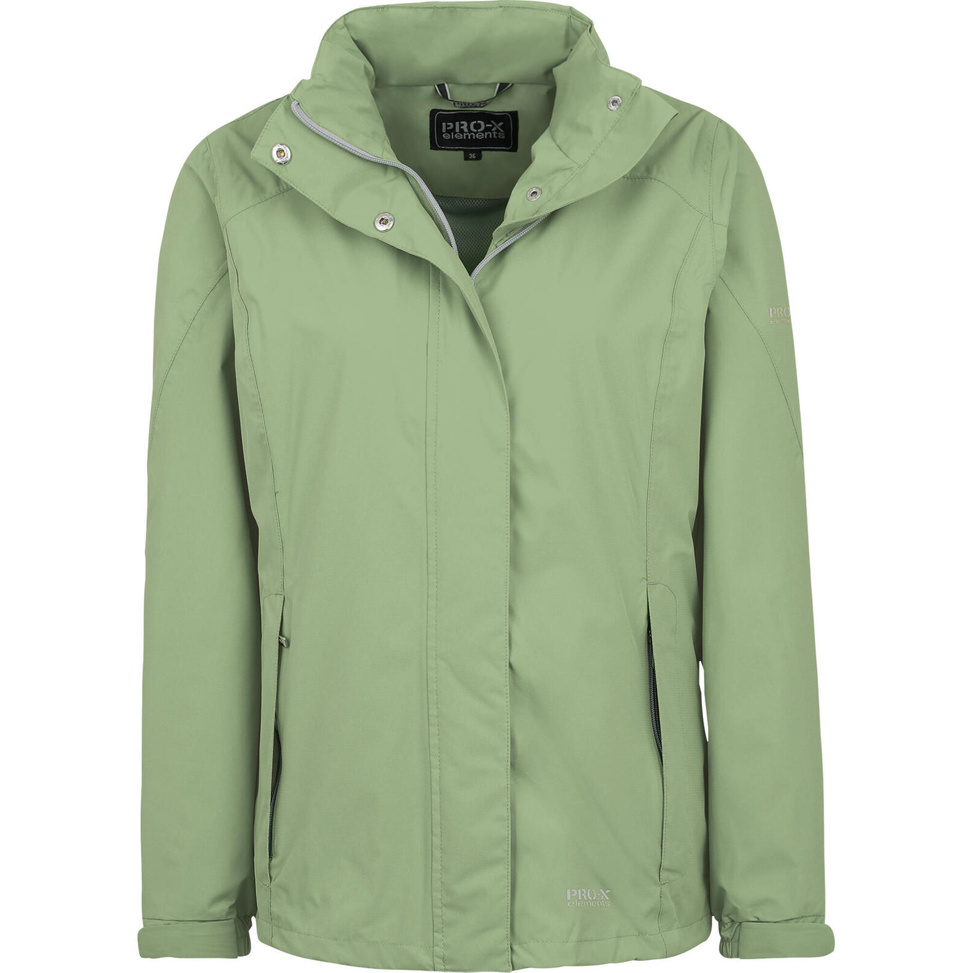 Pro-x Elements - Veste Fonctionnelle Femme Carrie Vert Sauge - Coupe-pluie - Vert - 40 M - Decathlon