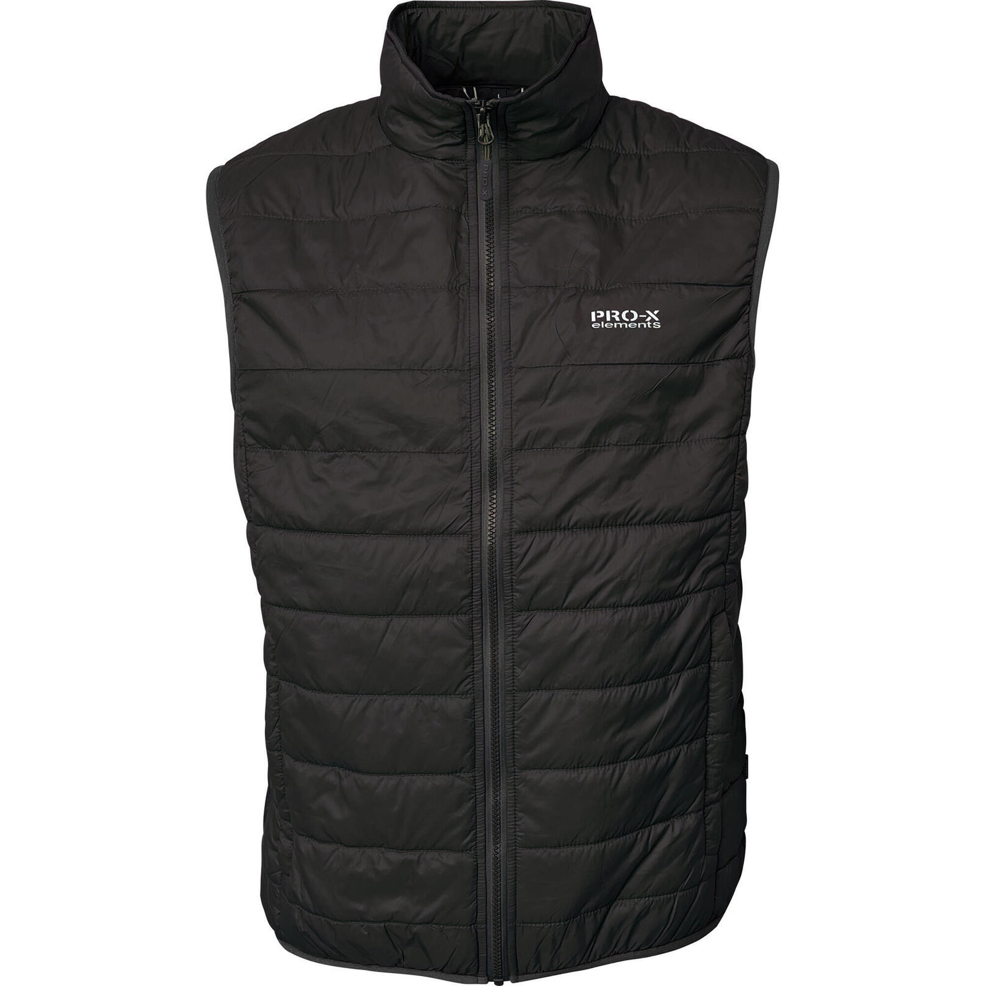 Pro-x Elements - Gilet Matelassé Homme Hans Noir - Coupe-pluie - Noir - Decathlon