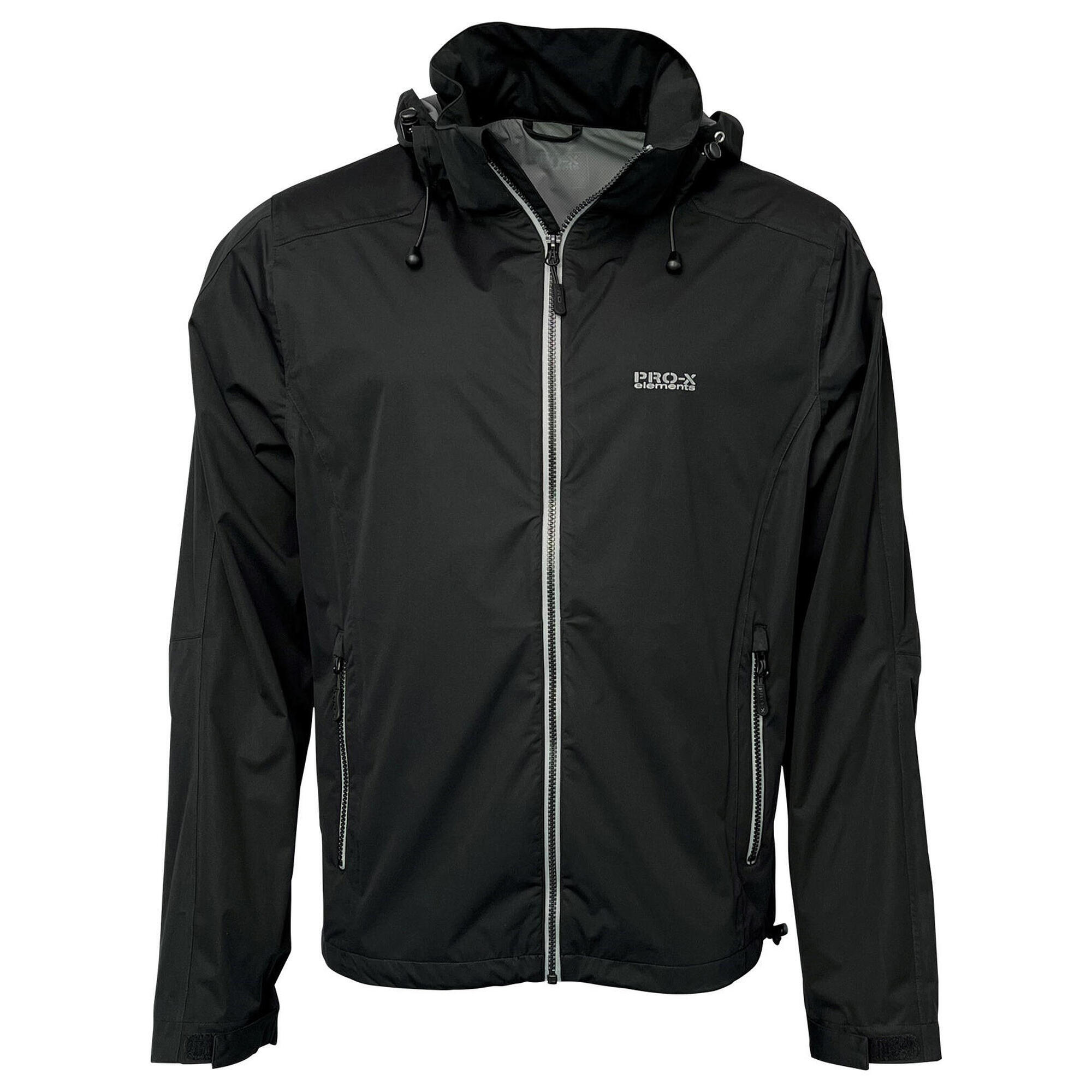 Pro-x Elements - Veste Fonctionnelle Homme Oskar Noire - Coupe-pluie - Noir - Decathlon
