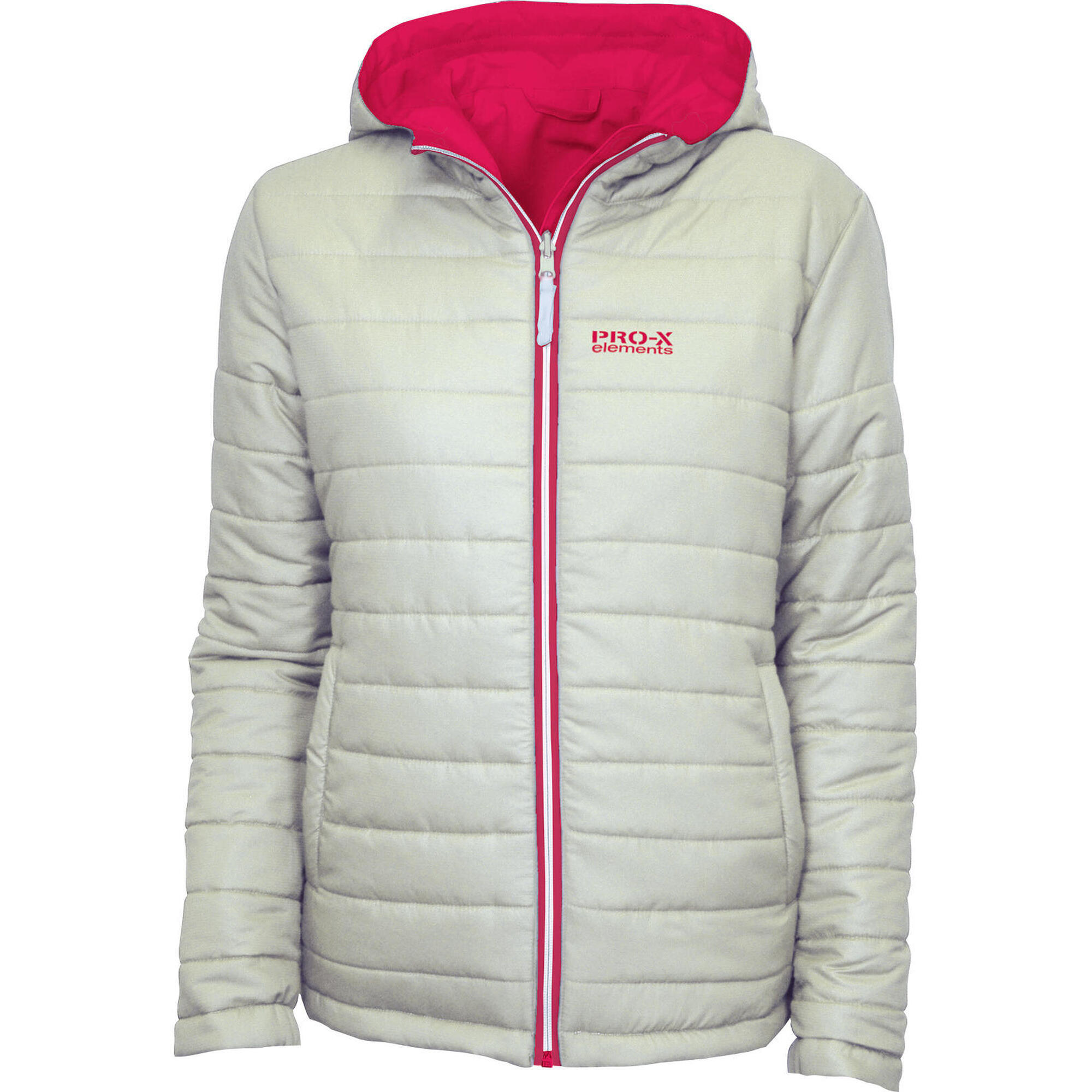 Pro-x Elements - Veste Réversible Femme Heike Gris Brume - Coupe-pluie - Gris - Decathlon