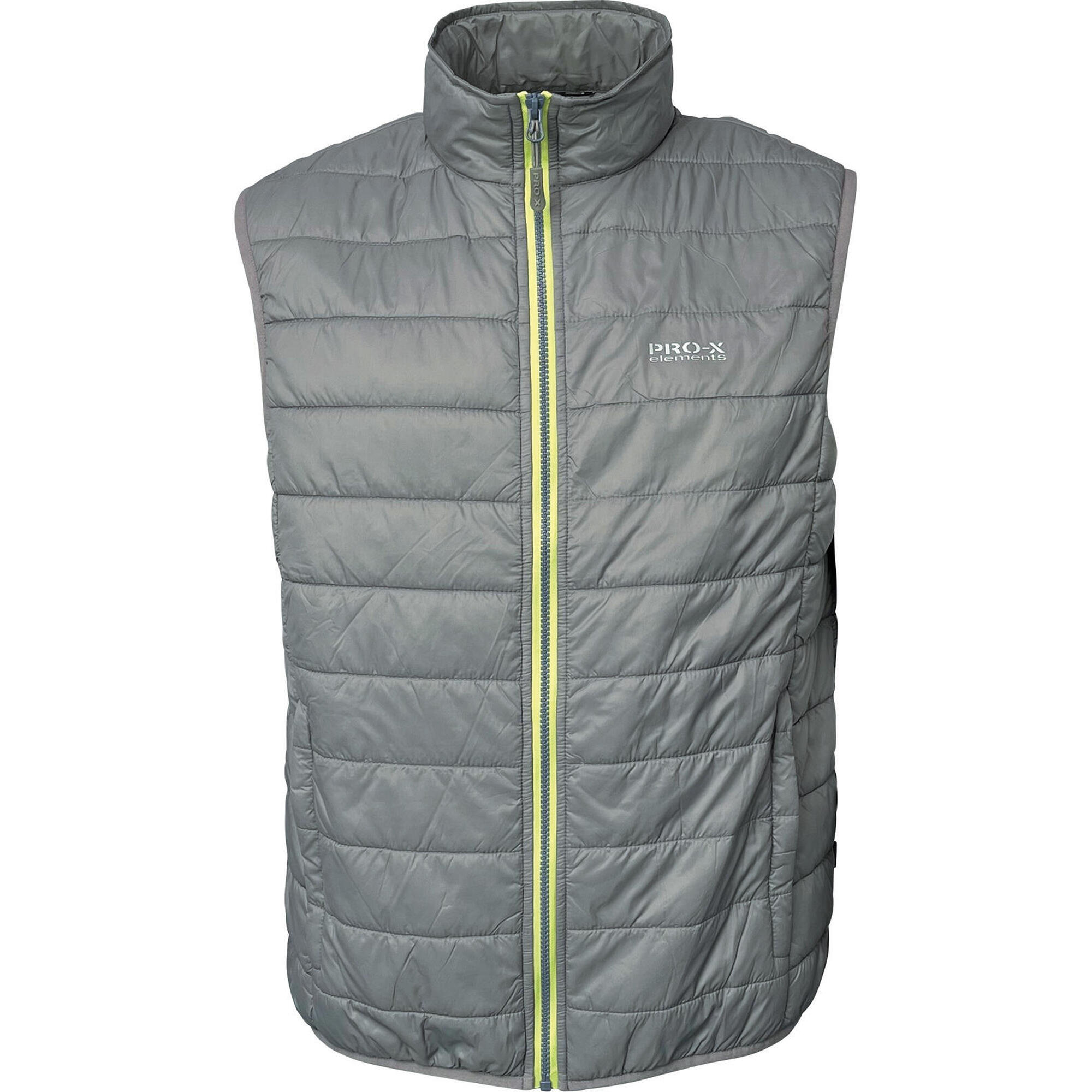 Gilet trapuntato HANS da uomo, grigio titanio