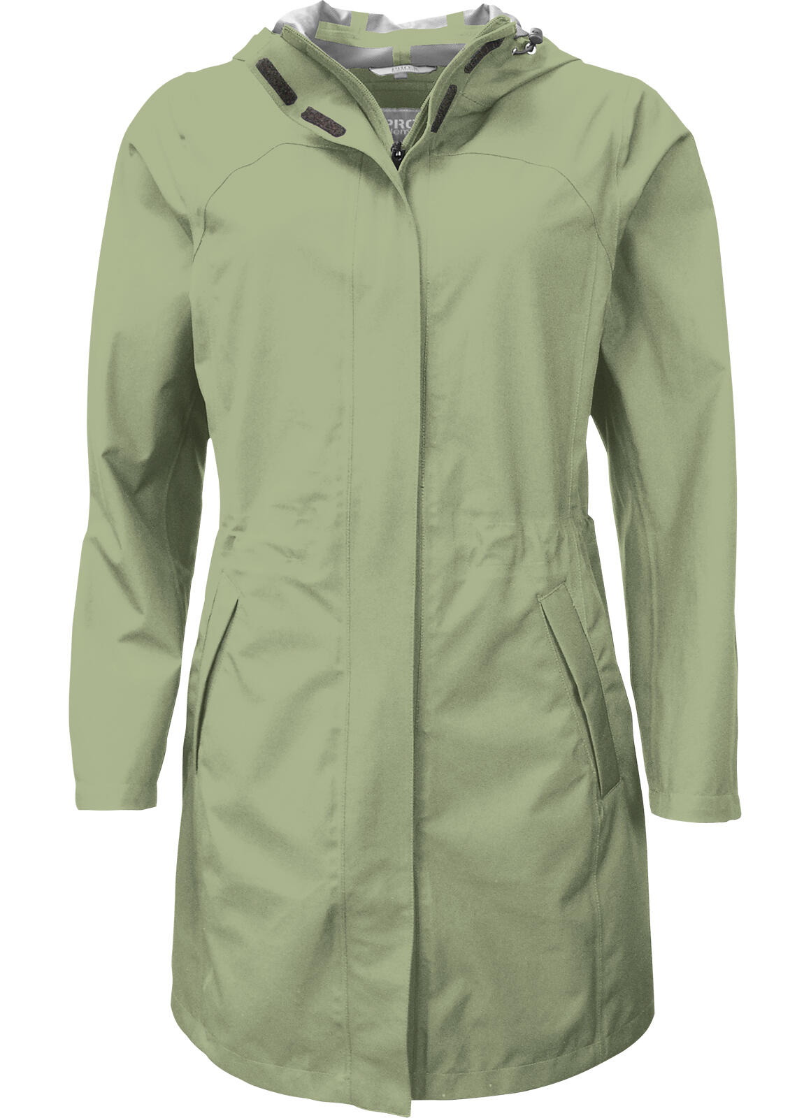 PRO-X ELEMENTS Damen Regenmantel ZALINA Salbeigrün