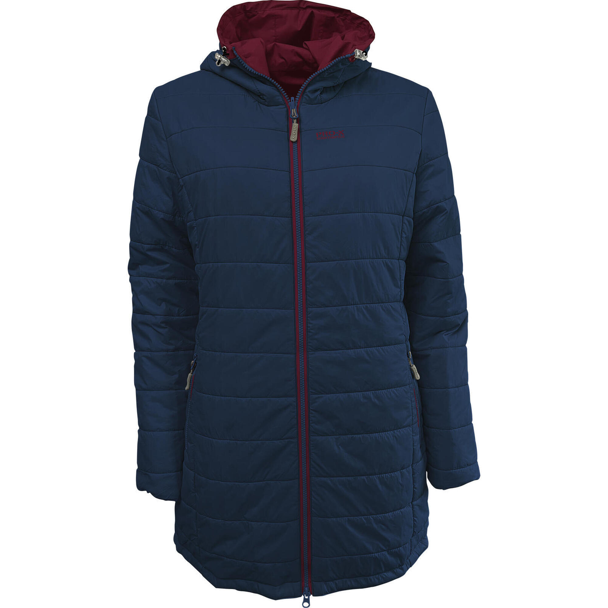Pro-x Elements - Manteau Réversible Femme Ida Bleu Marine / Rouge Baie - Coupe-pluie - Bleu|rouge - Decathlon