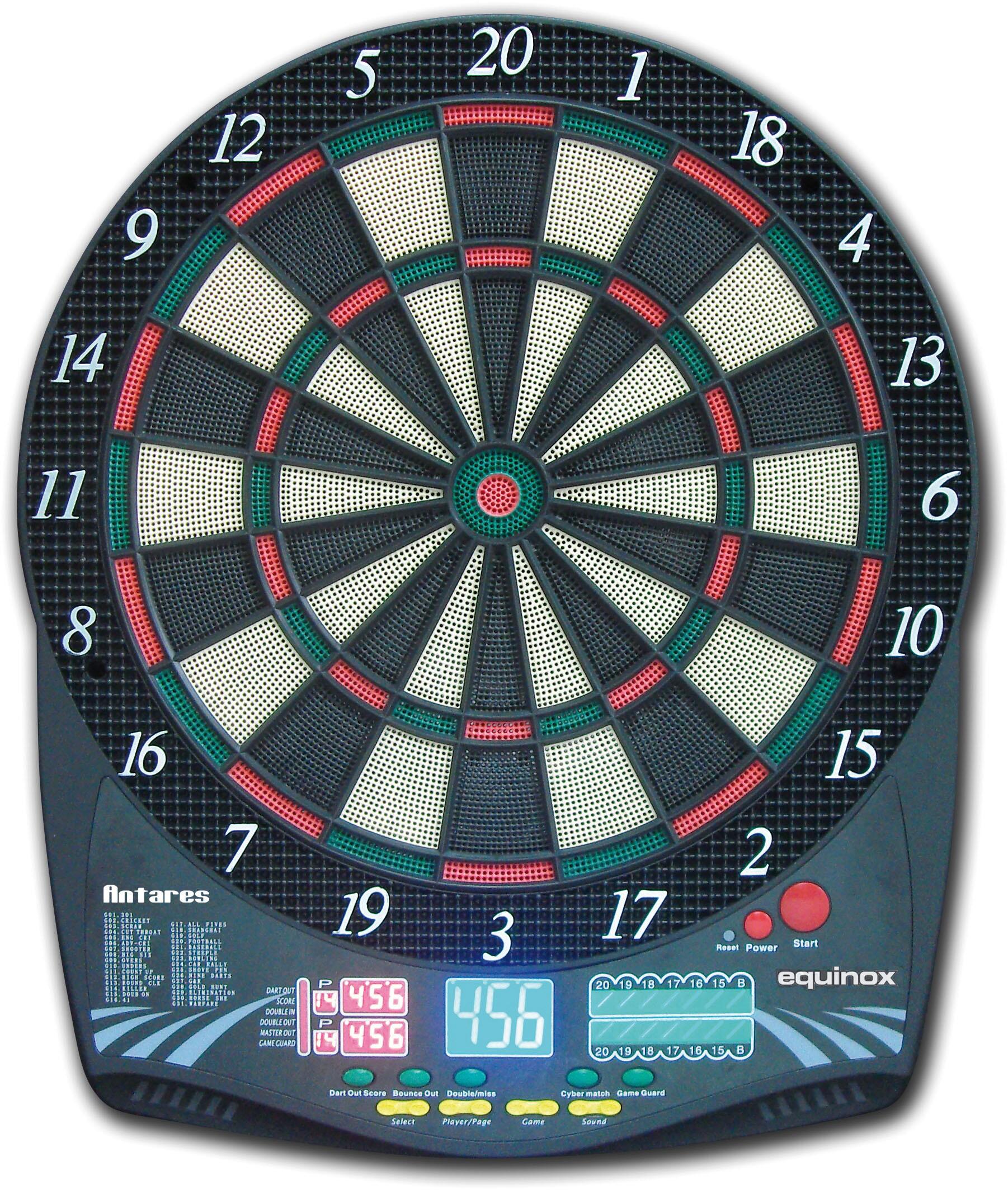 GARLANDO Gioco di freccette elettronico - Include freccette - 28 giochi con 131 varianti
