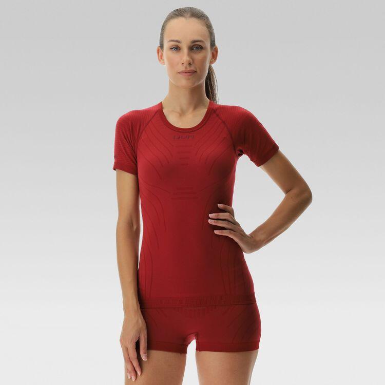 Uyn - Motyon 2.0 Sous-vêtement Tee-shirt Manches Courtes Femme - Sous Maillot Manche Courte - Rouge - 44 L - Decathlon