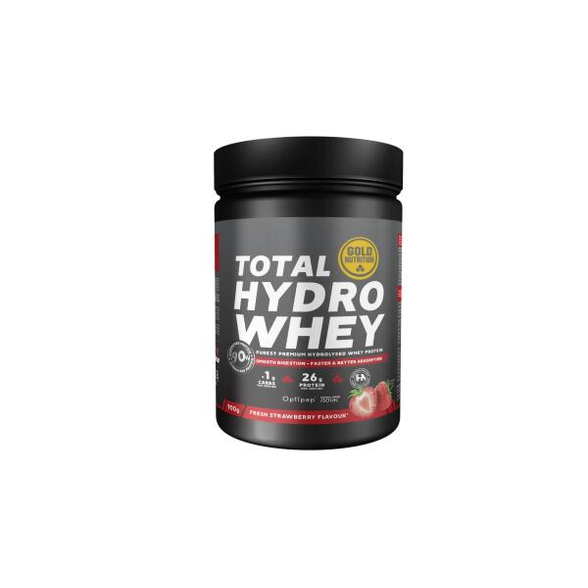 Proteína Hidrolizada Total Hydro Whey Fresa - 900G