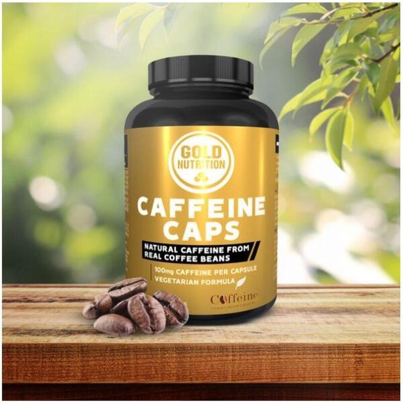 Supliment alimentar cu cafeina, Caffeine Caps, GoldNutrition, 90 capsule