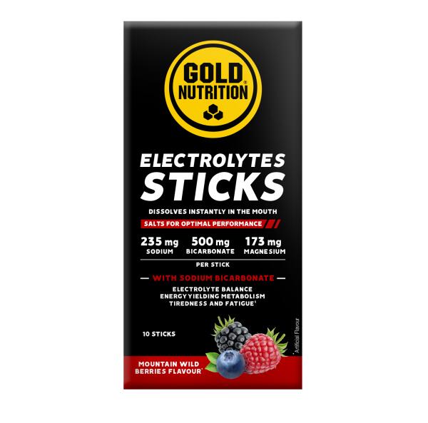 SUPLEMENTO ENERGÉTICO ELECTROLYTES FRUTOS VERMELHOS - 10 STICKS 3/4