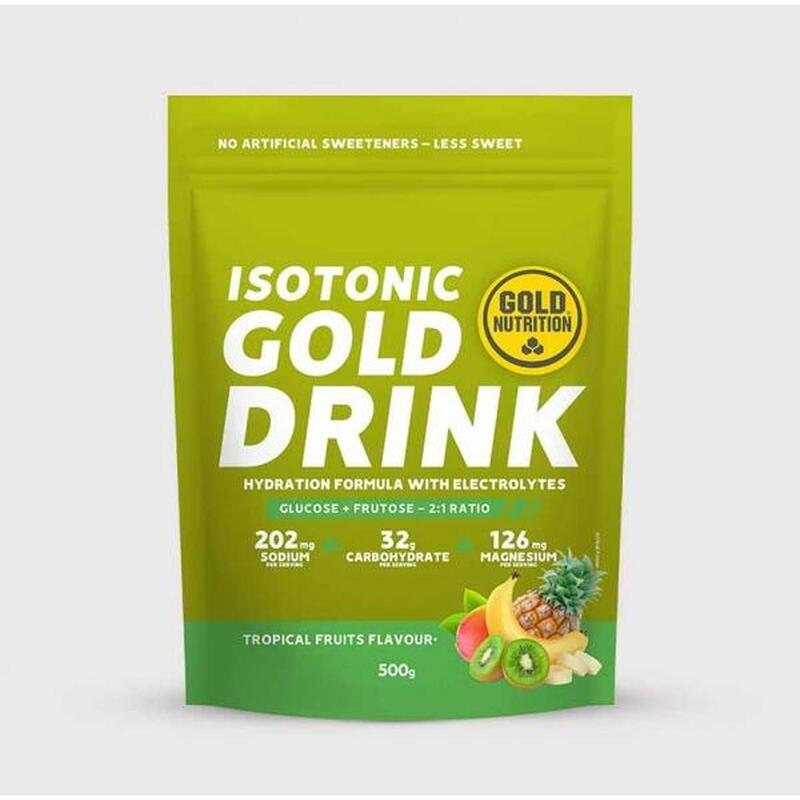 Pulbere bautura izotonica cu fructe tropicale Gold Drink, GoldNutrition, 500g