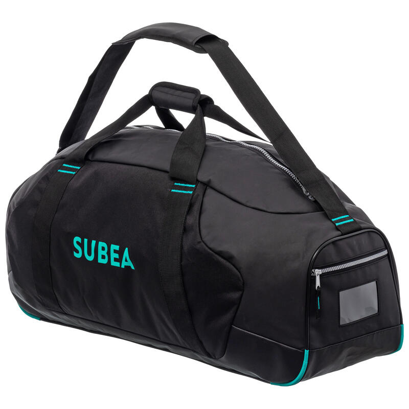 Seconde vie - Sac de plongée sous-marine SCD 65 litres noir/bleu - TRÈS BON