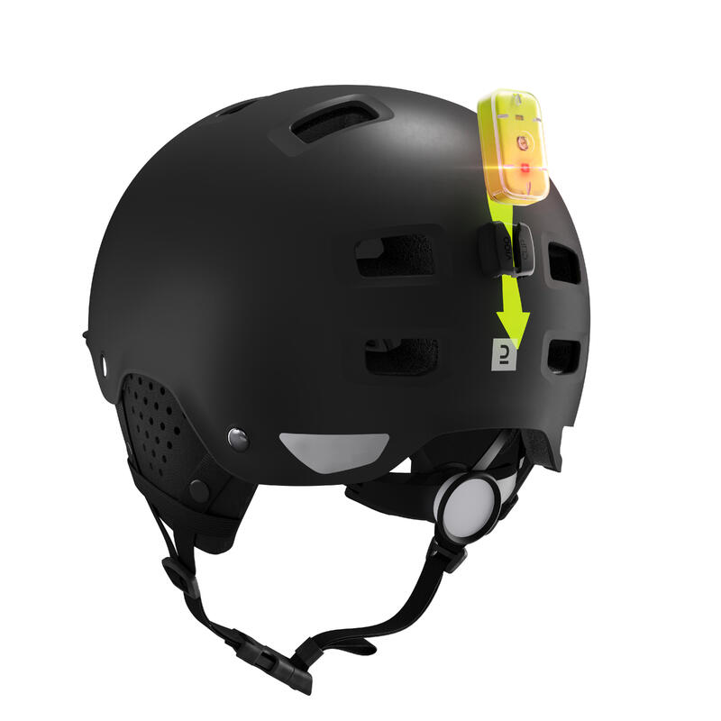 Seconde vie - CASQUE VÉLO VILLE BOL 500 NOIR - TRÈS BON