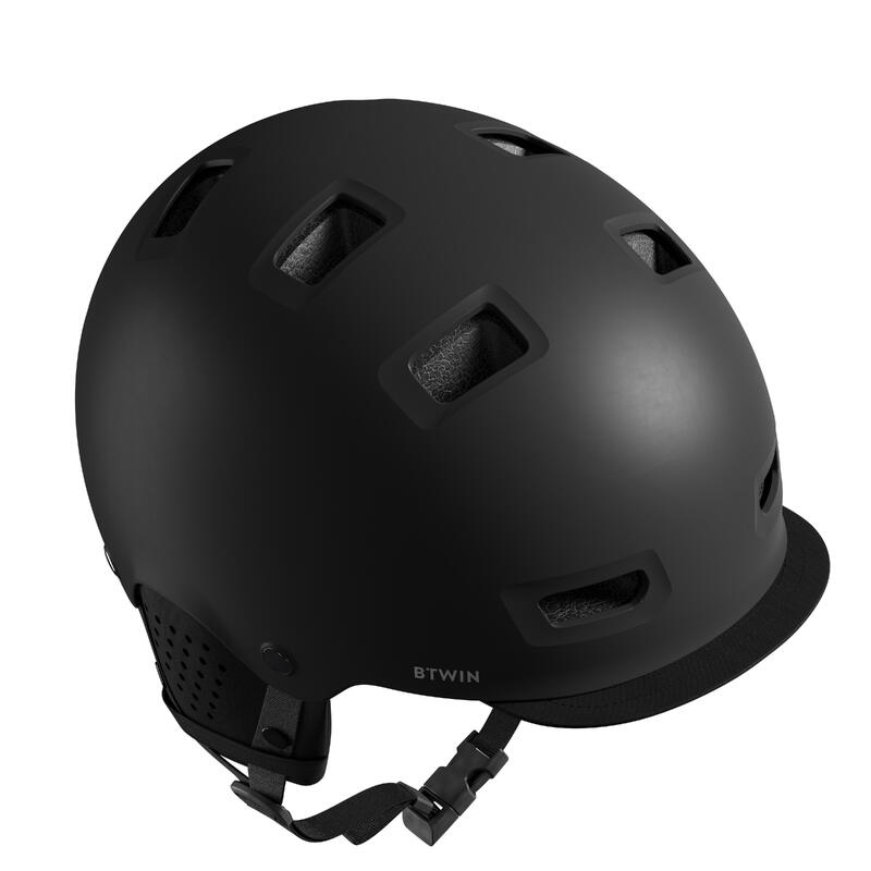 Seconde vie - CASQUE VÉLO VILLE BOL 500 NOIR - TRÈS BON