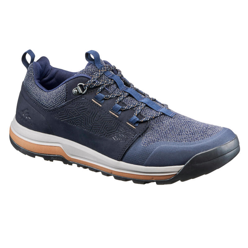 Refurbished - Wanderschuhe Naturwandern NH500 Herren blau  - SEHR GUT