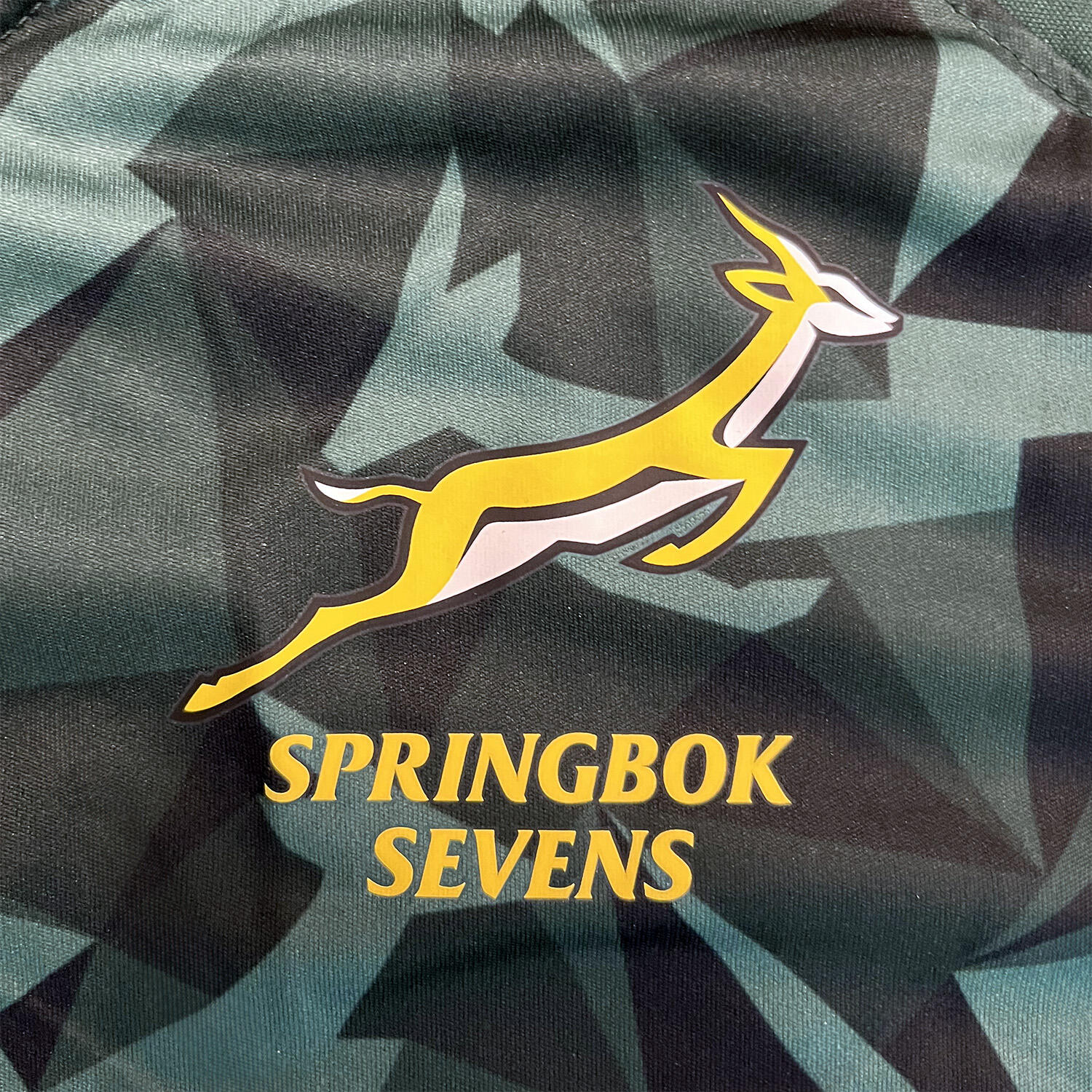 ASICS South Africa Springboks Sevens Mens Home Rugby Shirt 4/6