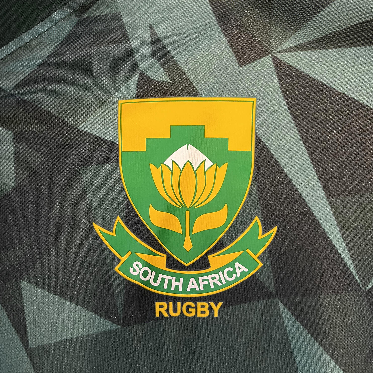 ASICS South Africa Springboks Sevens Mens Home Rugby Shirt 5/6