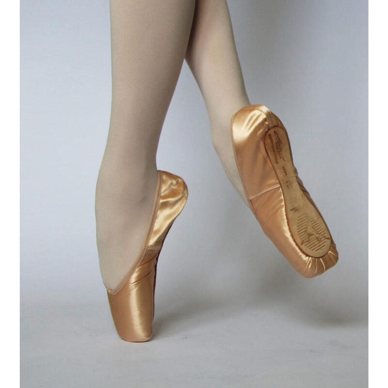 Chaussures de Danse Classique Chausson de Danse Toile Demi Pointe