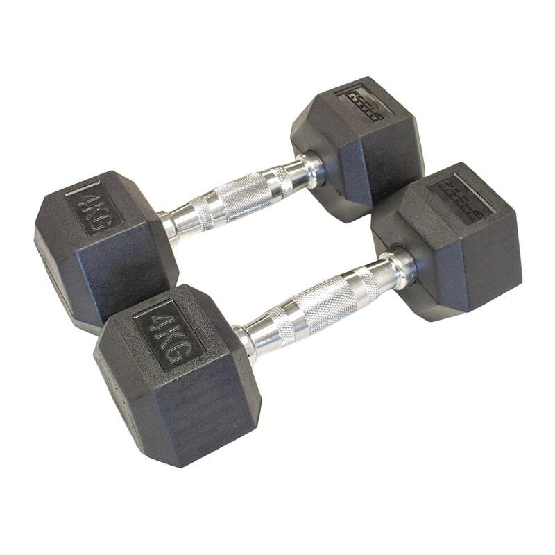 Hexa Dumbbells - 2 x 4 kg