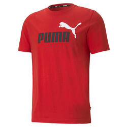 Camiseta Essentials+2 Colour Logo Hombre PUMA High Risk Red