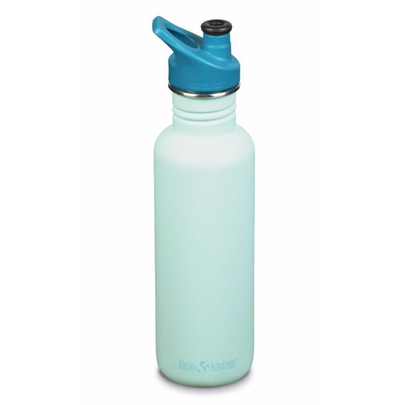 Butelka Klean Kanteen Classic mit Sport Cap Blue Tint 800 ml