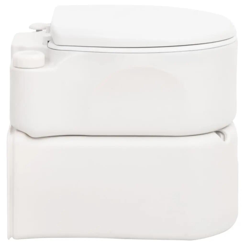 Sanita integrada p/ campismo 24+17 L PEAD e esmalte branco 4/5