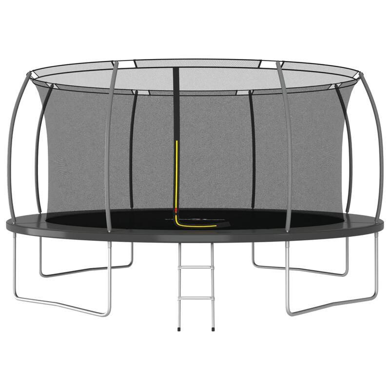 Conjunto de trampolim redondo 460x80 cm 150 kg