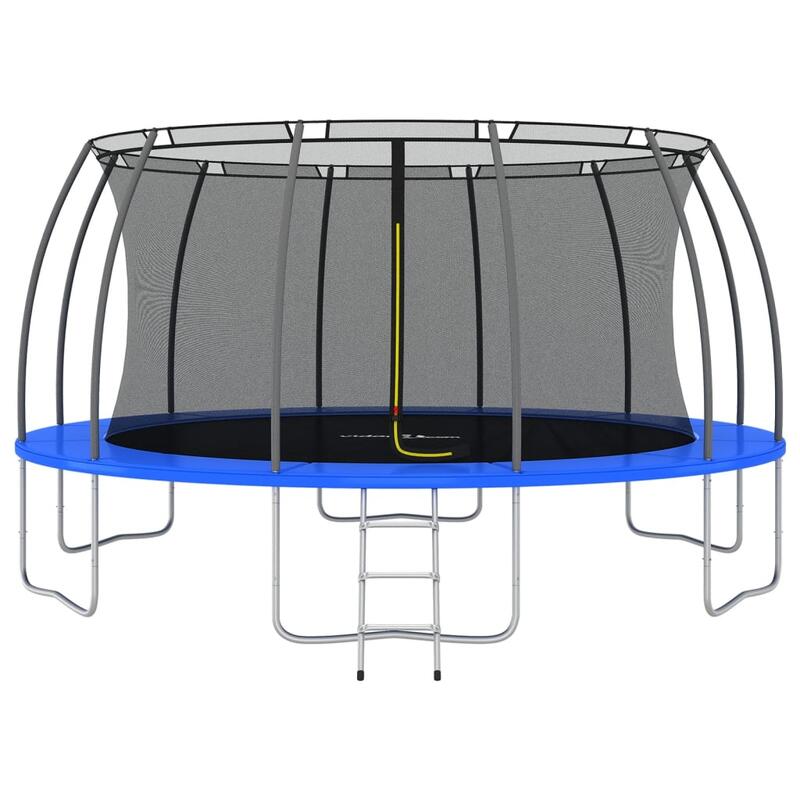 Conjunto de trampolim redondo 488x90 cm 150 kg