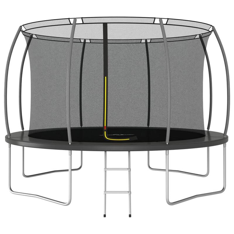 Conjunto de trampolim redondo 366x80 cm 150 kg