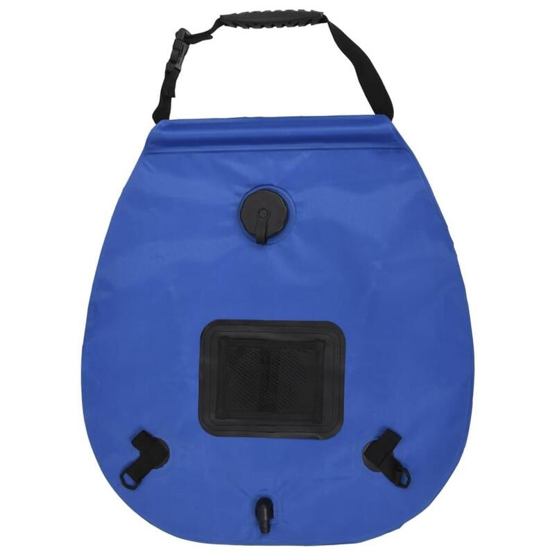 Saco de duche para campismo 20 L PVC azul