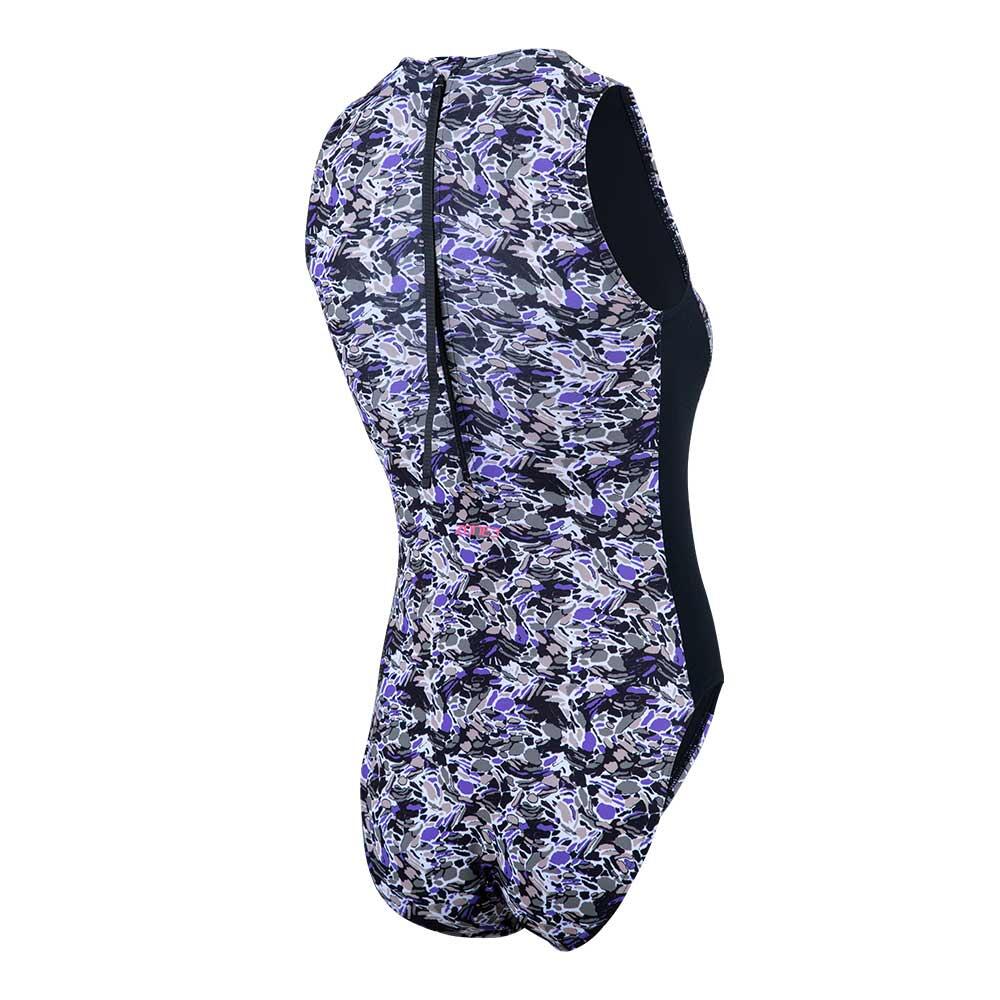 ZONE3 Pacific Koa High Neck Einteiliger Badeanzug für Damen 1/6