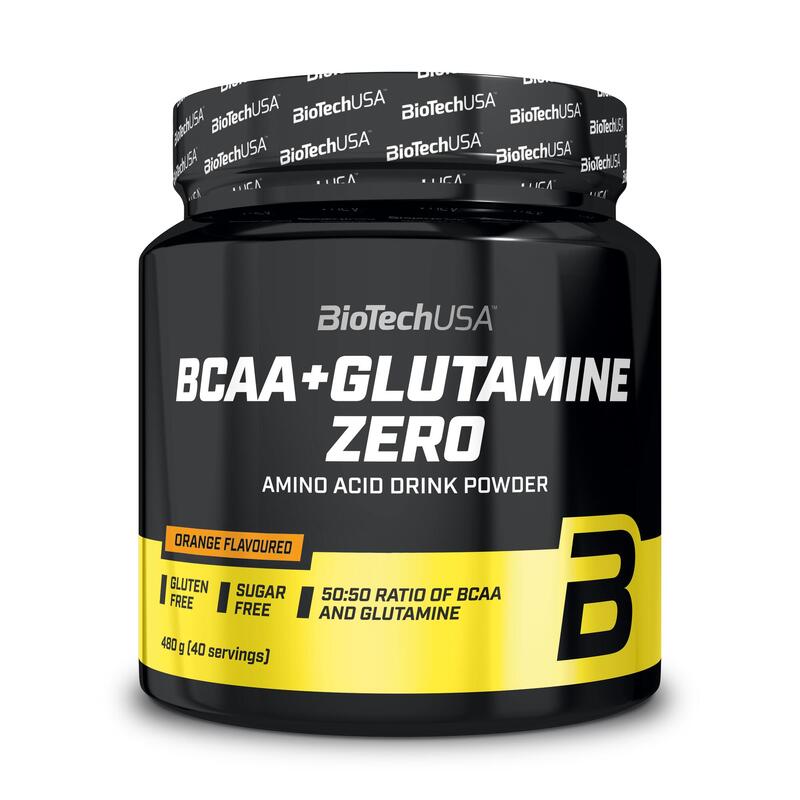 BCAA+Glutamine Zero (480g) - Orange