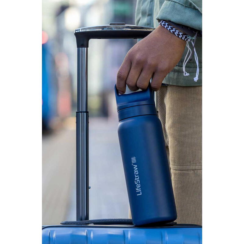Sticla de voiaj Lifestraw Go 2.0 Steel cu filtru
