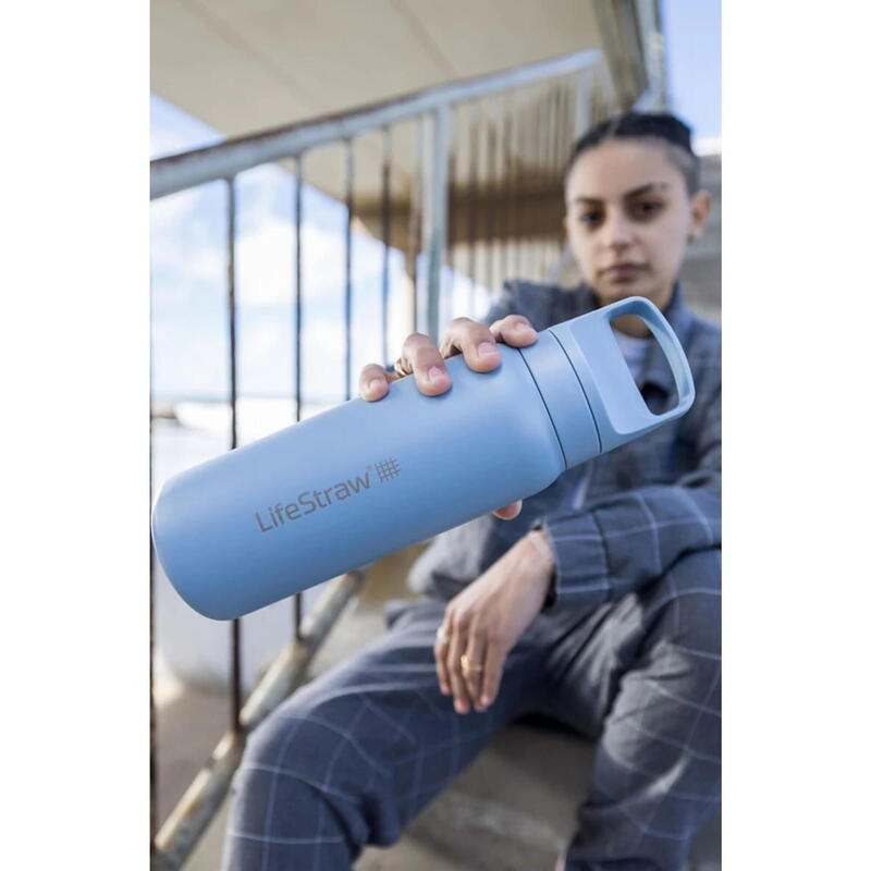 Lifestraw Go 2.0 Stalen reisfles met filter