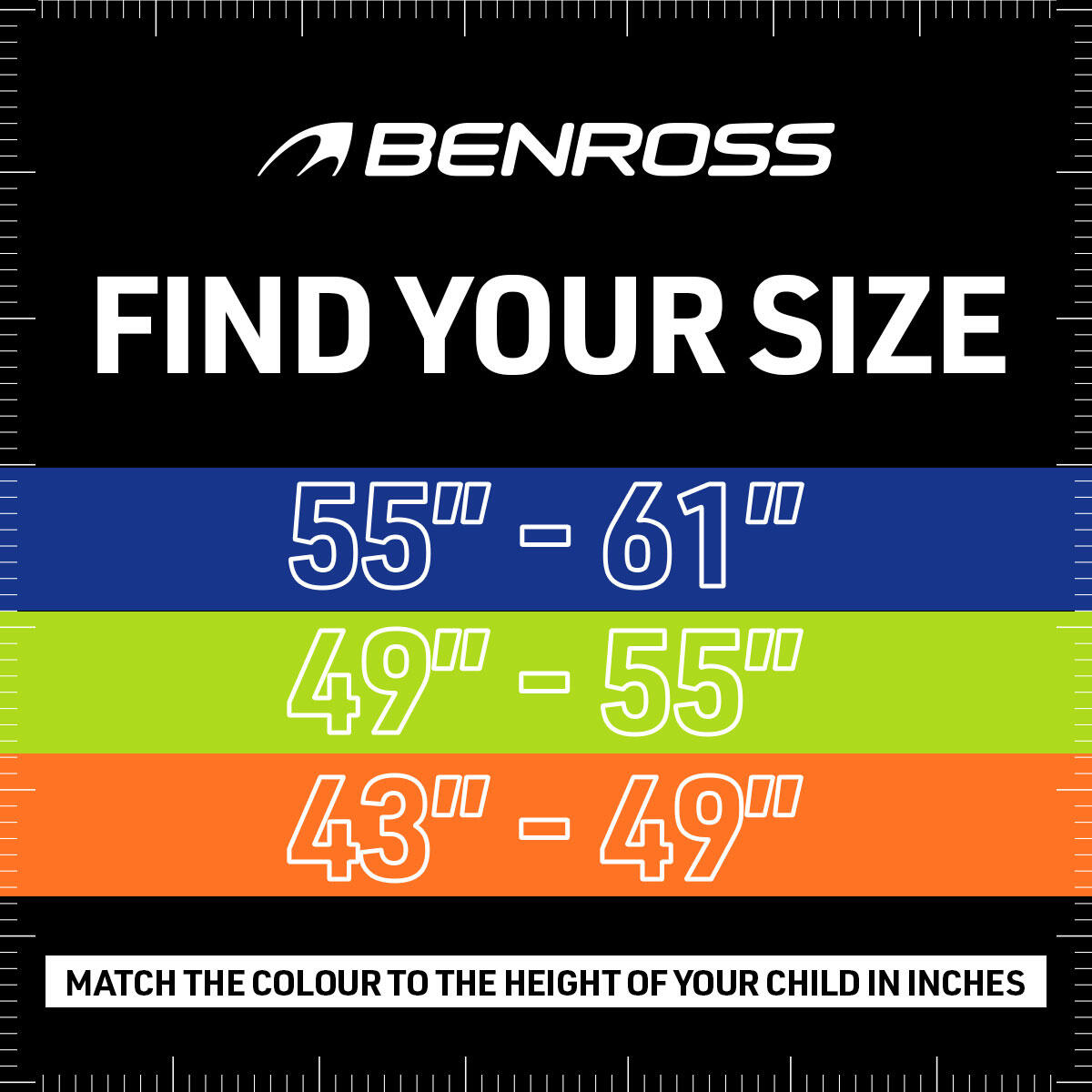 Benross Junior Aero Orange 43 - 49" Golf Package Set 3/4