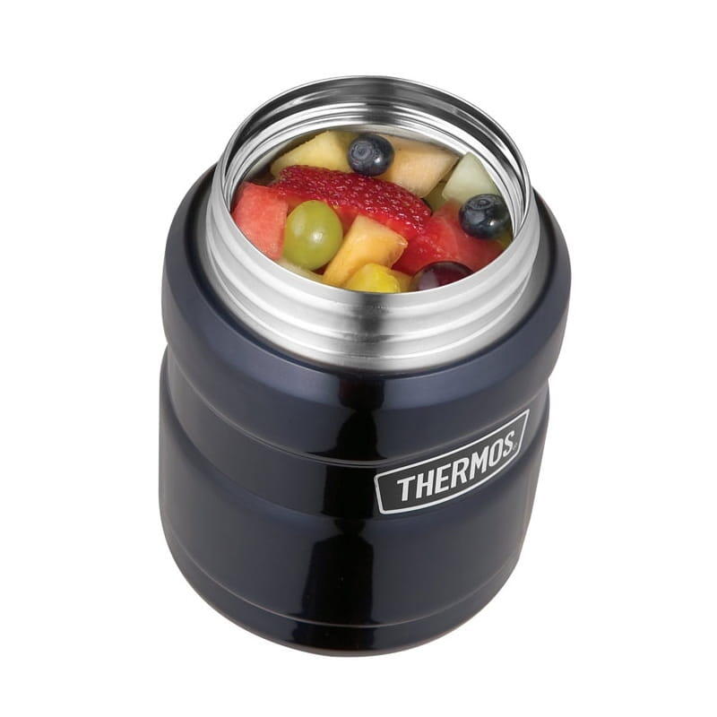 Termos Thermos na jedzenie 470 ml z łyżką metaliczny szary