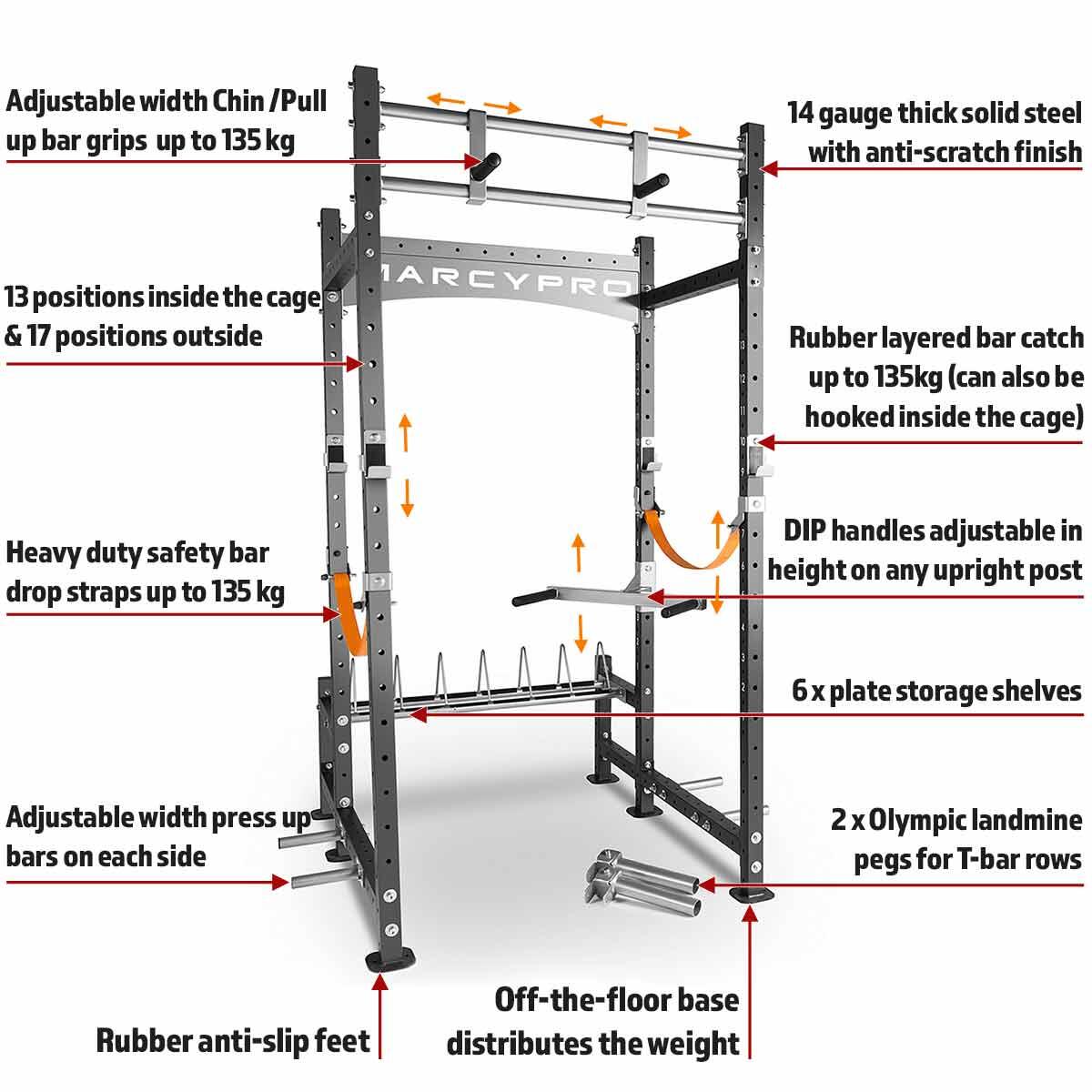 MARCY MEGA 4-IN-1 HOME GYM BUNDLE 2/7