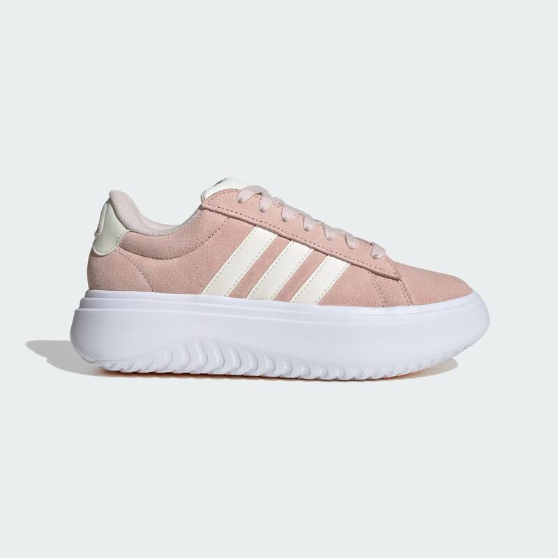 Zapatillas Urbanas Mujer Adidas Court Plataforma Blanco