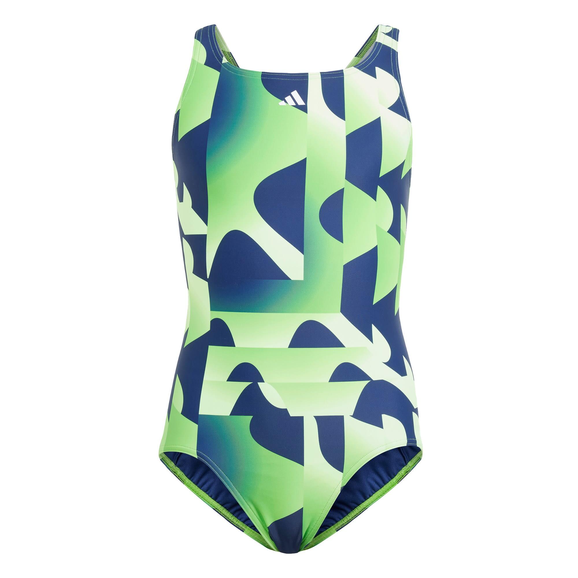 Performance 3-Stripes Graphic Swimsuit Kids 1/5